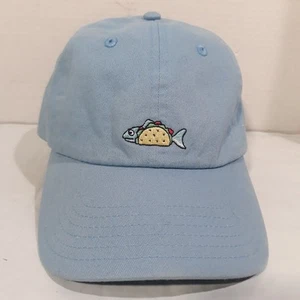 Gorra de tenis Vineyard Vines Fish Taco de algodón con correa azul trasera se adapta a la mayoría - Imagen 1 de 10