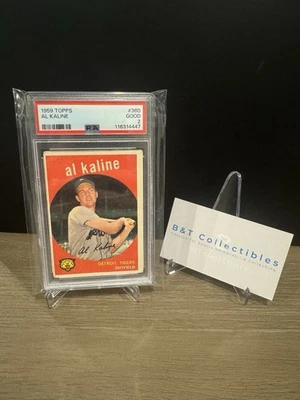1959 Topps #360 Al Kaline Detroit Tigers PSA 2 Good Hof 🔥🔥 Foto 1 de 2