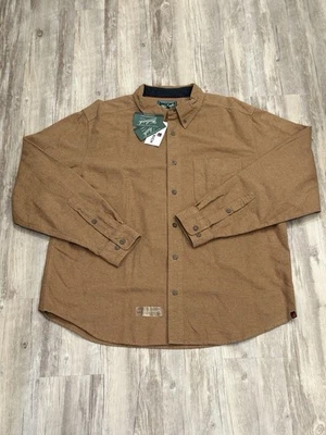 Woolrich Sportsman Chamois Flannel Shirt Mens Size XL Chicory NWT - Image 1 of 4