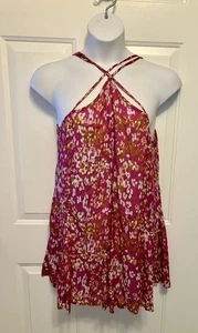 Neu mit Etikett by Anthropologie rosa Blumen Shirt Sommerkleid Tunika Top Größe Medium $ 98,00 - Bild 1 von 5