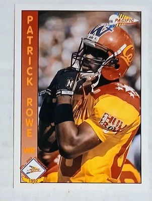 1992 Pacific Patrick Rowe 327 San Diego State RC - Image 1 of 2
