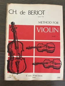 Ch. de Beriot Opus 102 Method for Violin FIscher O1249 - Picture 1 of 11