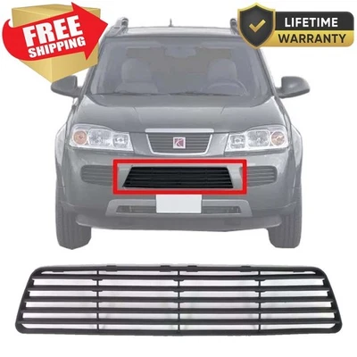 For 2006-2007 New Black Front Lower Bumper Grille Saturn Vue Plastic GM1200593 - Image 1 of 4