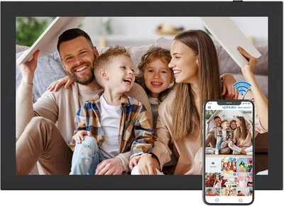 Digital Photo Frame 10.1" 32 GB Storage Wifi 6 2.4 GH Digital Photo Frame Gifts - Image 1 of 4