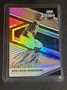 2020 PANINI ELITE PETE CROW-ARMSTRONG ROOKIE ON CARD AUTO /180 CUBS RC Rookie SP - Imagen 1 de 2