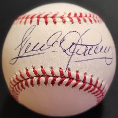 SANDY ALOMAR JR. INDIANS HOF SIGNED AUTOGRAPHED  OMLB BASEBALL CLEVELAND INDIANS - Image 1 of 2