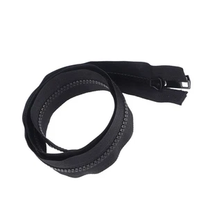 Cremalleras negras de doble apertura de 70 cm prácticas bolsas de ropa con cremallera - Imagen 1 de 12