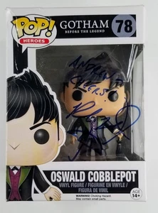 Signed Funko POP #78 Gotham Oswald Cobblepot by Robin Lord Taylor Batman - Picture 1 of 5