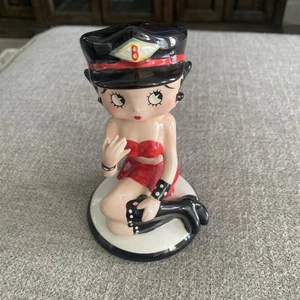 Betty Boop Biker Hat 2003 Salt & Pepper Shaker NJCroce KING Features Syndicate - Picture 1 of 5