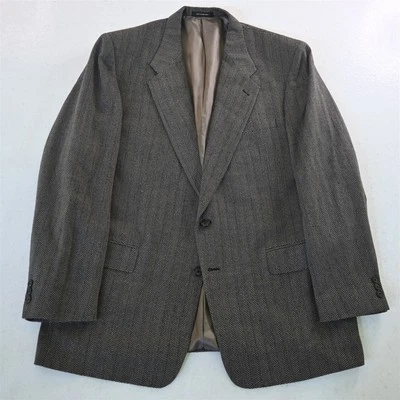 Monsieur Givenchy 46L Marrón Espiga Años 90 Para Hombre Blazer Traje Chaqueta Abrigo Deportivo Foto 1 de 4
