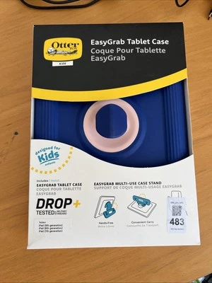 OTTERBOX Easy Grab iPad Case Head Rest Mount Tablet Holder 7 8 9 Gen 10.2" -Blue - Image 1 of 3