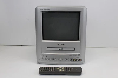 Toshiba MD9DM1R 9" CRT Color TV DVD Player Combo w/ OEM Remote Tested - Image 1 of 4