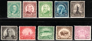 #692-701-1931 US SET OF STAMPS-MINT-FINE-VF - Picture 1 of 1