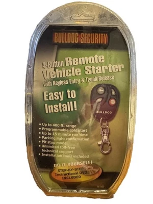 Arrancador de vehículo remoto de seguridad Bulldog RS 1100 entrada sin llave maletero liberación nuevo en paquete Foto 1 de 4