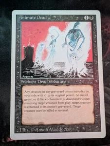 Animate Dead Revised Edition Regular Moderately Played - Picture 1 of 2