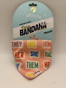 Whimsy Dog Bandana Collar (Pride) Size Medium - Picture 1 of 2