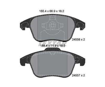 Textar Juego Pastillas de Freno de Disco Q + 2455801 - Imagen 1 de 2