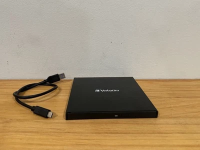 Verbatim Ultra HD 4K CD DVD Blu-ray Writer USB-C Pioneer BDR-US04 MakeMKV UHD - Image 1 of 4