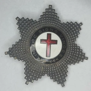 Masonic Knights Templar Breast Star Pin - Picture 1 of 3