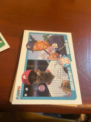 Moises Alou 1990 Fleer Rookie Card RC #650 Pittsburgh Pirates Prospects - Image 1 of 4