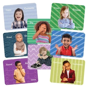 Kaplan Early Learning Photo Real Emotions Puzzles of Children - Set of 8 - Picture 1 of 13