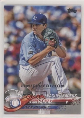 2018 Topps Topps.com Online Exclusive Limited Edition /1000 Jason Vargas #327 - Image 1 of 2