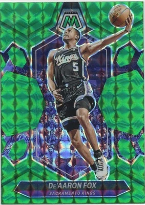 2023-24 Panini Mosaic - De'Aaron Fox #163 Green Mosaic Prizm - Image 1 of 2