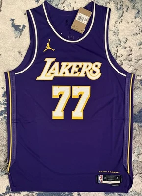 Los Angeles Lakers Luka Doncic Authentic Statement Edition Jersey Large NewWTags - Image 1 of 3