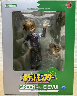 Japan Authentic Pokemon ARTFX J Blue with Eevee Figure - Image 1 of 4