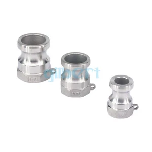 Raccordo scanalato attacco Camlock spina acciaio inox tipo A femmina 1/2"-4" BSP - Foto 1 di 33
