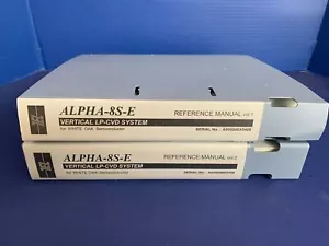 Tokyo Electron ALPHA-8S-E Vertical LP-CVD Reference Manual Vol 1 and Vol 2 - Picture 1 of 4