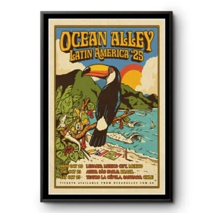 Ocean Alley Latin America Tour 2025 Poster - Wall Decor - Picture 1 of 5