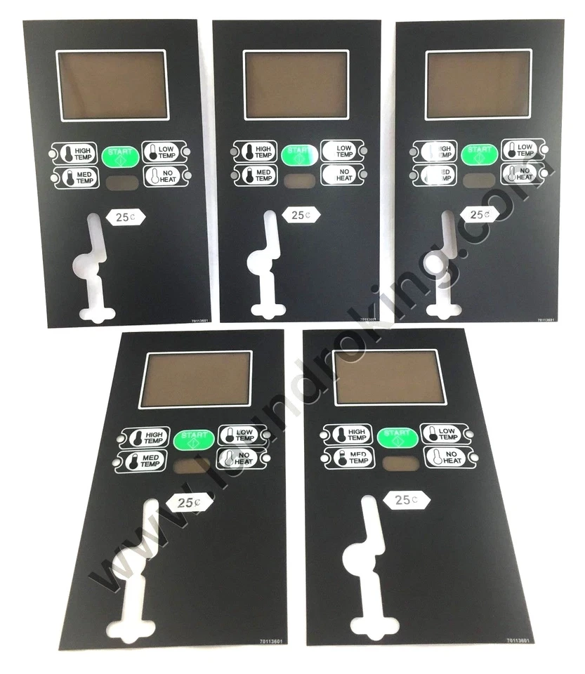 70113601 (5) PIECES  HIGH QUALITY SPEED QUEEN DRYER OVERLAY EC SQ TEXT 300D  - Image 1 of 1