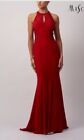 Mascara MC181359G size 2 red lace back Evening dress Gown prom BNWT