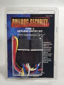 BULLDOG SECURITY Keyless Entry Kit Type C Part #778 New Sealed
