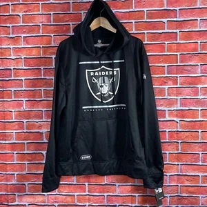 Las Vegas Raiders New Era Combine Authentic Split Defense Pullover Hoodie Large - Picture 1 of 10