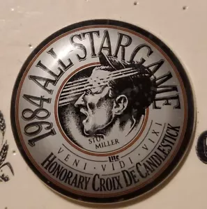 1984 All-Star Game Pin Button Croix de Candlestick Giants Miller Lite Beer New - Picture 1 of 7