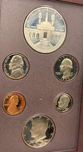 1984 US Mint Olympic Prestige Proof Set in OGP w COA 90% Silver Dollar - #2168 - Picture 1 of 14