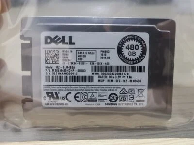 Dell 73K84 Samsung MZ-8LM480A PM863 1.8" 480GB Micro SATA 6Gbps SSD - Image 1 of 4