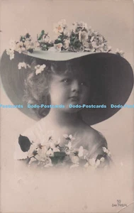 R690364 Girl With Big Hat. Ettlinger. New Art Series. No. 719. 1910 - Picture 1 of 4