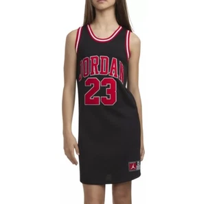 NEW NIKE Jordan 23 Jersey Dress Black Size Medium (10/12), Basketball Bulls - Picture 1 of 9