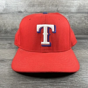 Vintage Texas Rangers Mütze Kappe verstellbar Herren M/L rot New Era Dupont Pro Modell - Bild 1 von 13