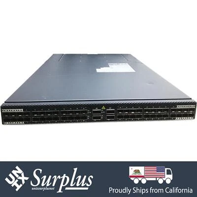 48 Port 10GB SFP+ Juniper AFO Ethernet Switch 2x PSU | 4x 40GbE QSFP+ 2x 10GB - Image 1 of 4