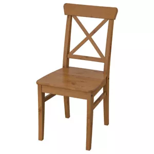 IKEA INGOLF Stuhl 43x53x91 cm antik Fleck - Bild 1 von 4