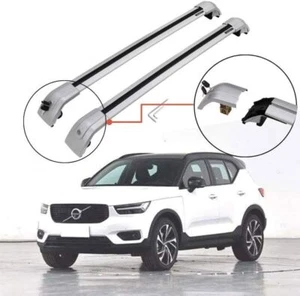2Pcs Fits for Volvo XC40 2018 2019 2020 2021 Roof Rail Racks Cross Bar Crossbar - Imagen 1 de 6