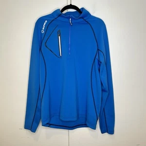 Sunice Allendale SuperliteFX Stretch Thermal Half-Zip Pullover In Blue Large - Picture 1 of 6