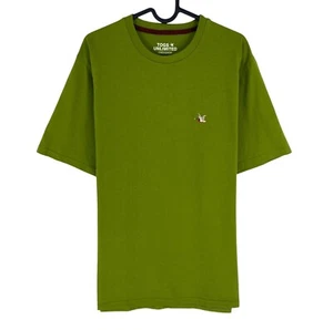 Togs Unlimited Chevignon Men Green Logo Short Sleeves Crew Neck T Shirt Size L - Picture 1 of 11