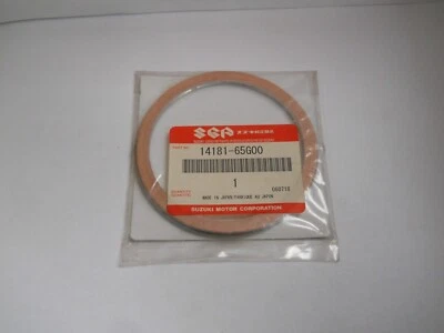 Junta de escape OEM Suzuki 14181-65G00 NOS Foto 1 de 3