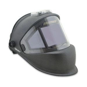 Casco de soldadura de oscurecimiento automático TGR Panoramic 180 View con energía solar - carbono mate - Imagen 1 de 6