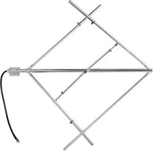 CP100 350W FM Senderantenne Außenbereich, Doppelkreuzantenne, FM silber - Bild 1 von 7